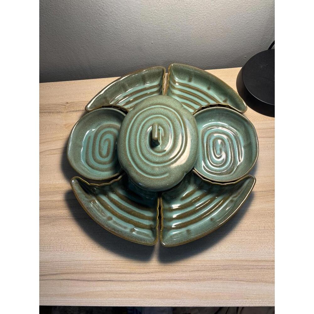 West Coast Pottery Calif Chip and Dip Set